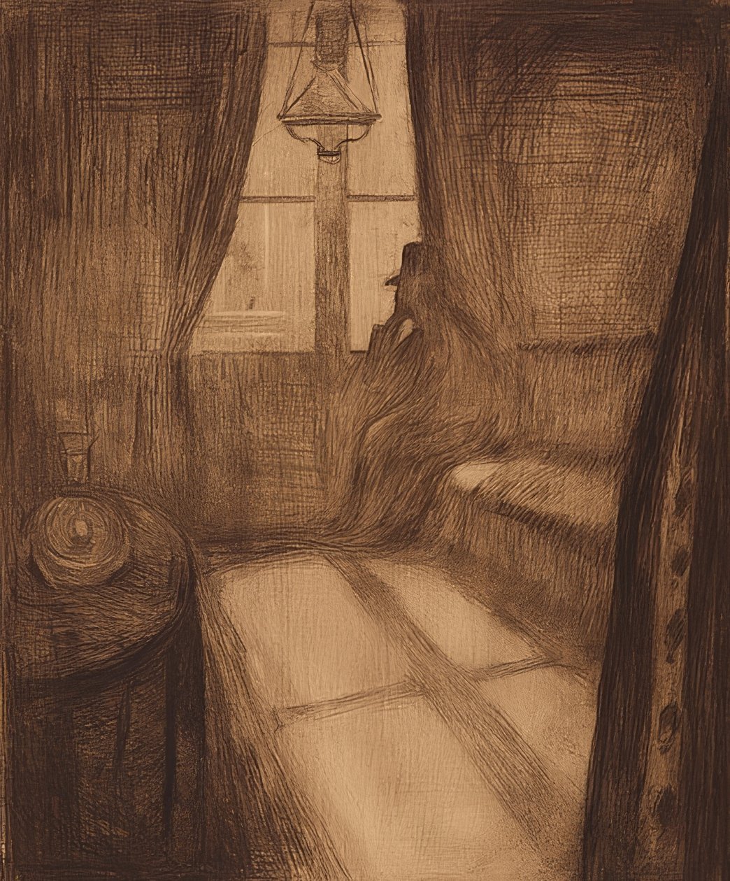 Luar. Noite em Saint Cloud. 1895 de Edvard Munch