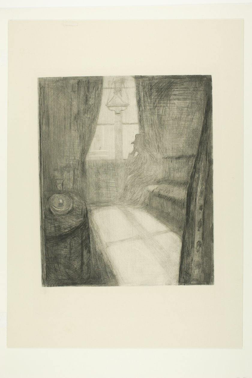 Luar. Noite em St Cloud de Edvard Munch