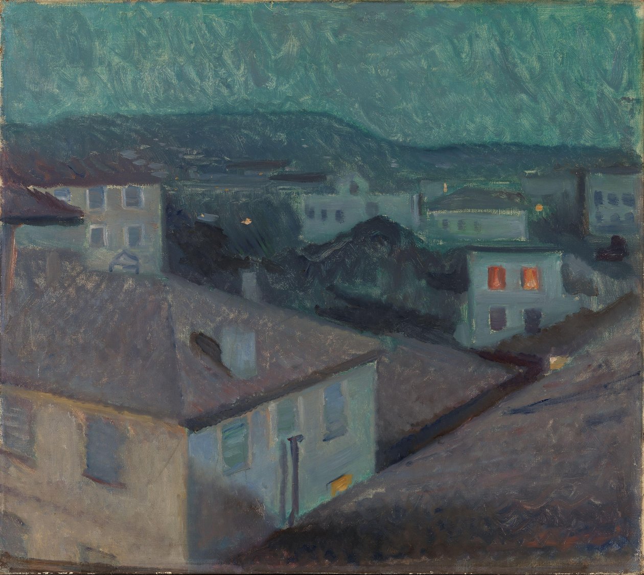 Noite em Nice de Edvard Munch