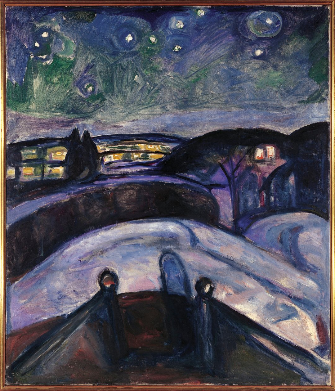 Noruega, Oslo, Noite Estrelada de Edvard Munch