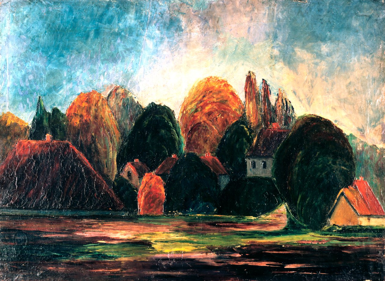 Passagem norueguesa, c1900 de Edvard Munch