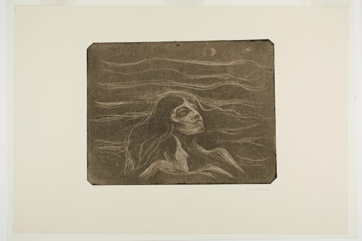 Nas ondas do amor de Edvard Munch