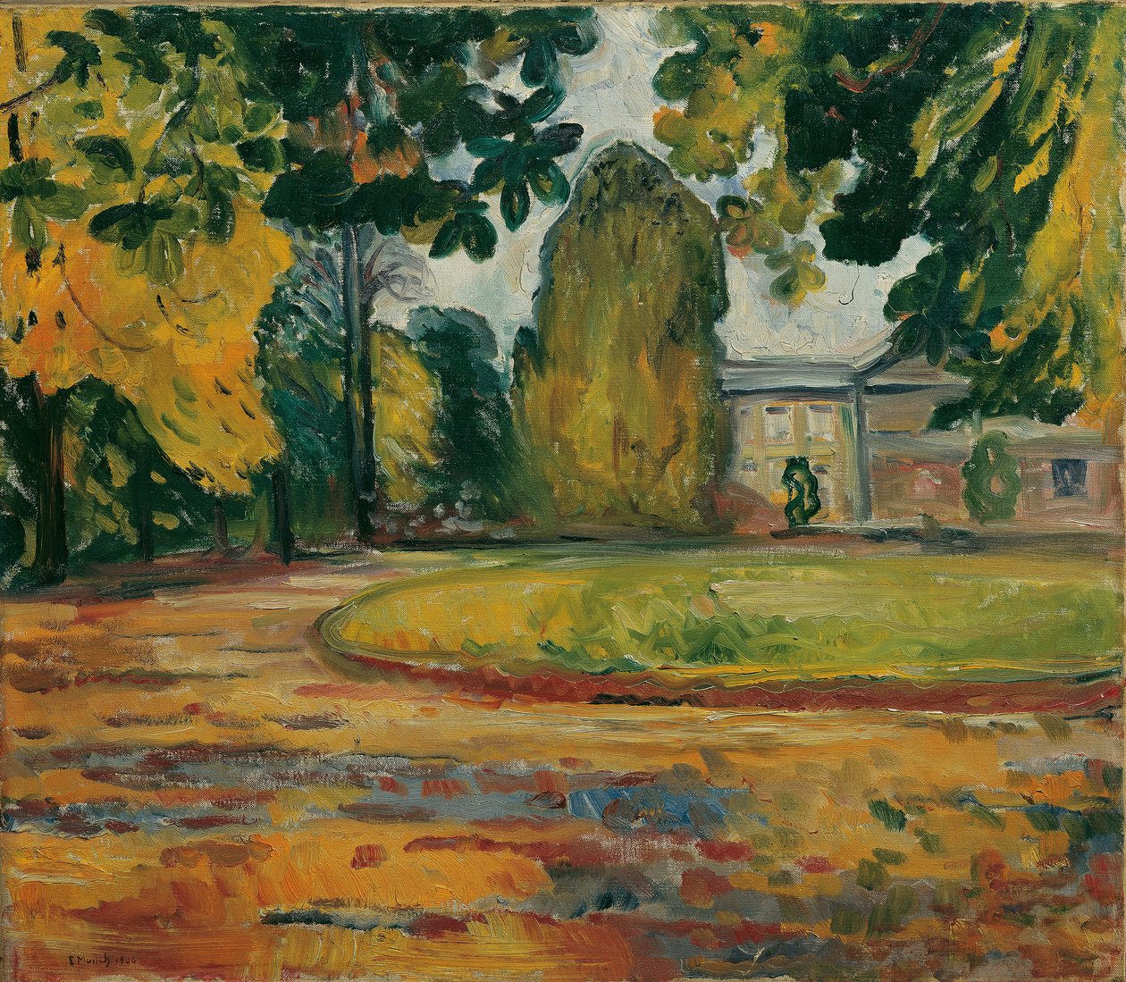 Parque em Kösen de Edvard Munch