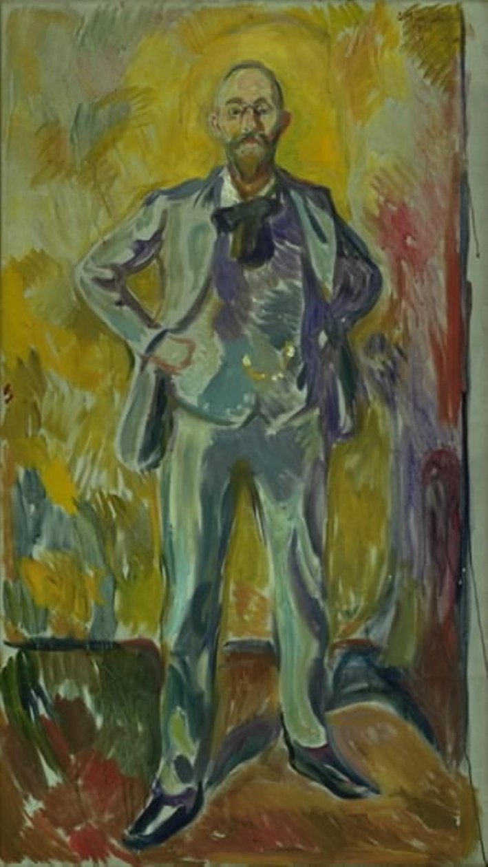 Retrato do Professor Daniel Jacobson de Edvard Munch