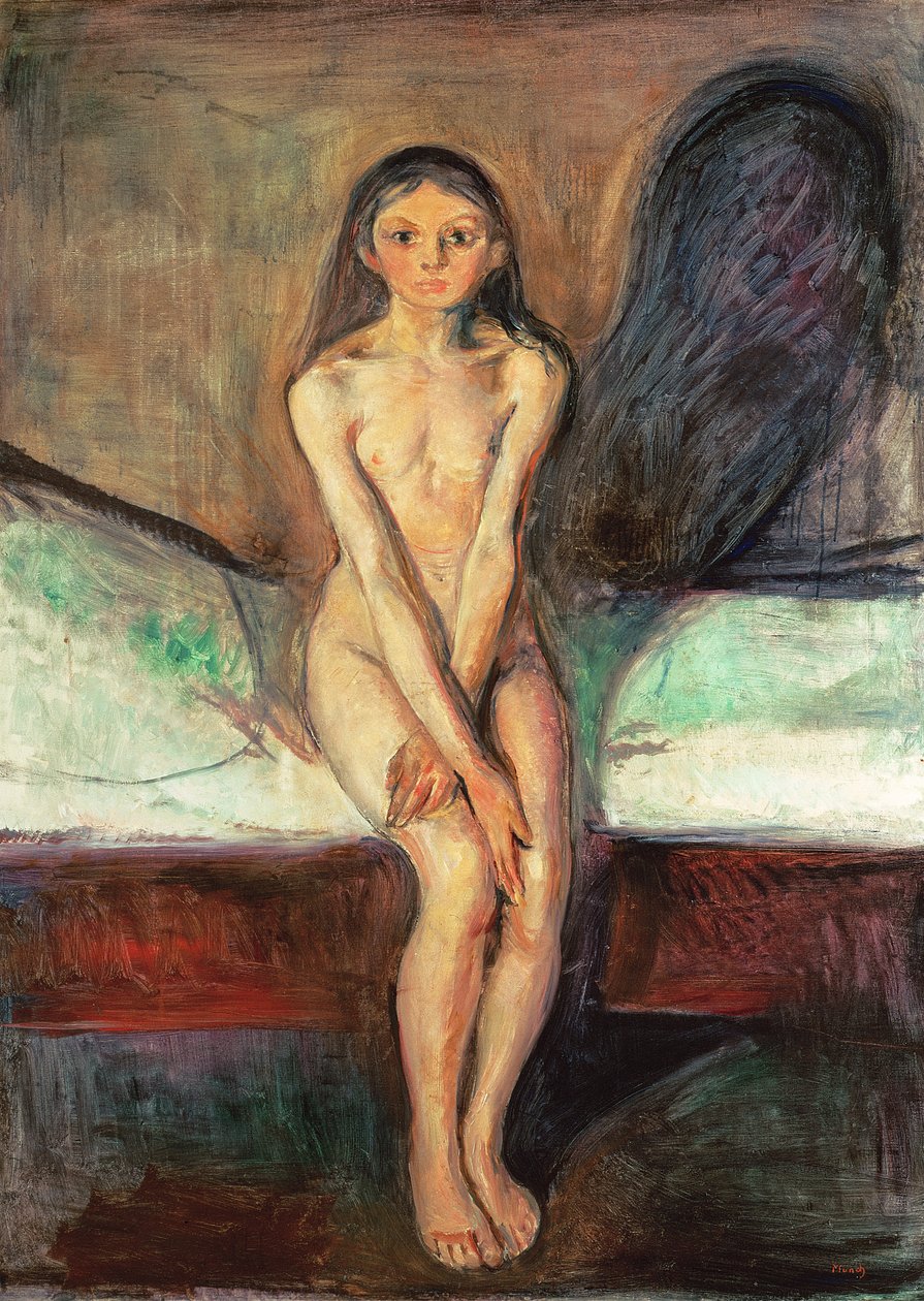 Puberdade de Edvard Munch
