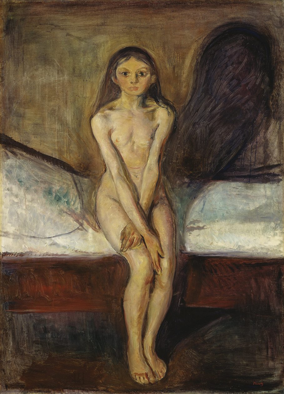 Puberdade de Edvard Munch