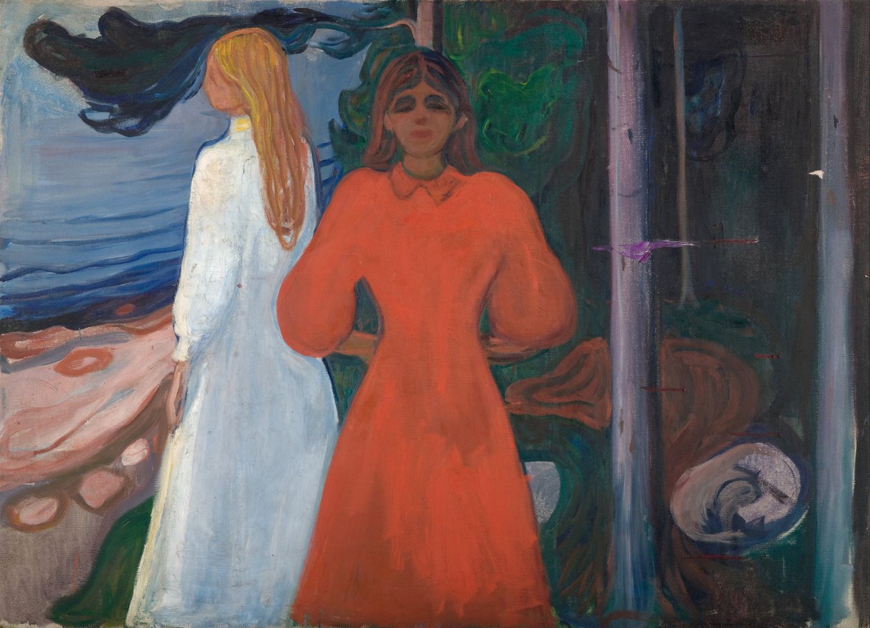 Vermelho e branco de Edvard Munch