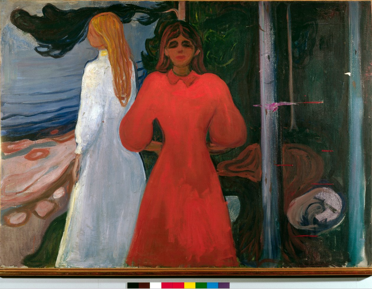 vermelho e branco de Edvard Munch