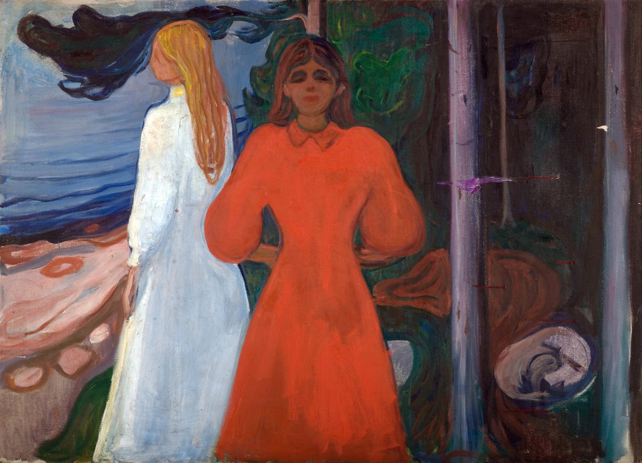 Vermelho e branco de Edvard Munch