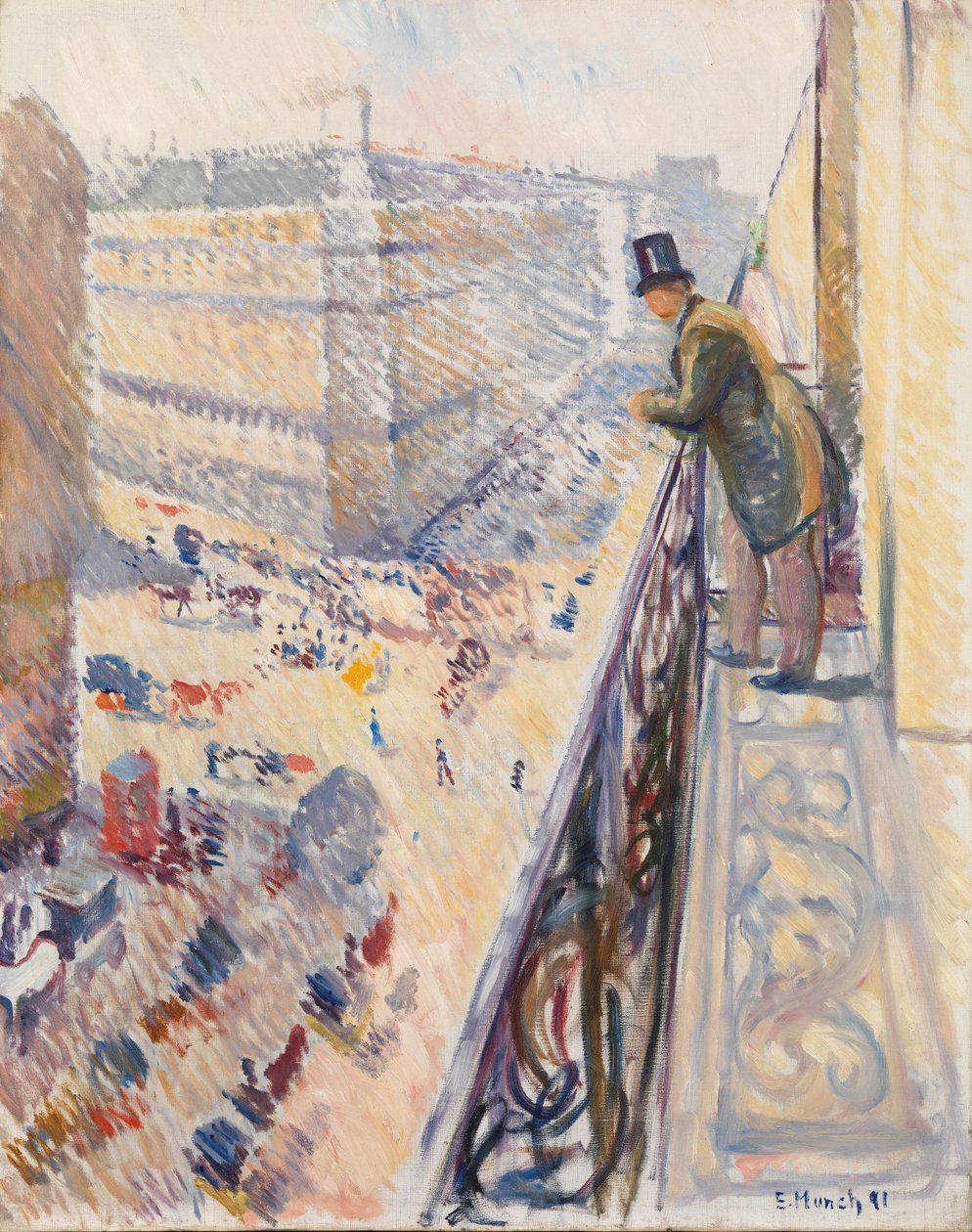 Rue Lafayette de Edvard Munch