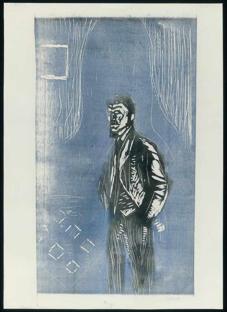 Autorretrato ao luar de Edvard Munch
