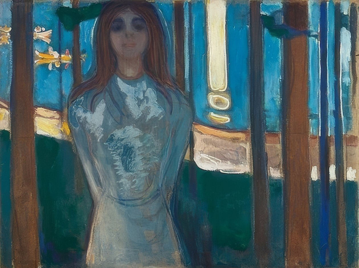Noite de verão A voz 1896 de Edvard Munch