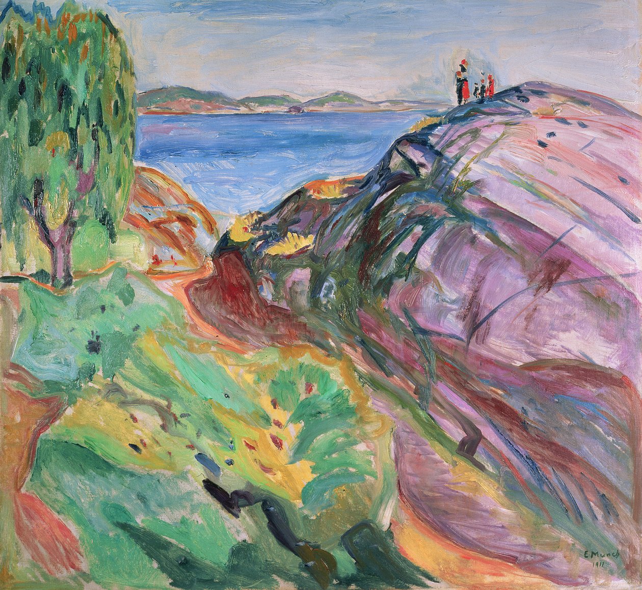 Verão à beira-mar, Krager de Edvard Munch