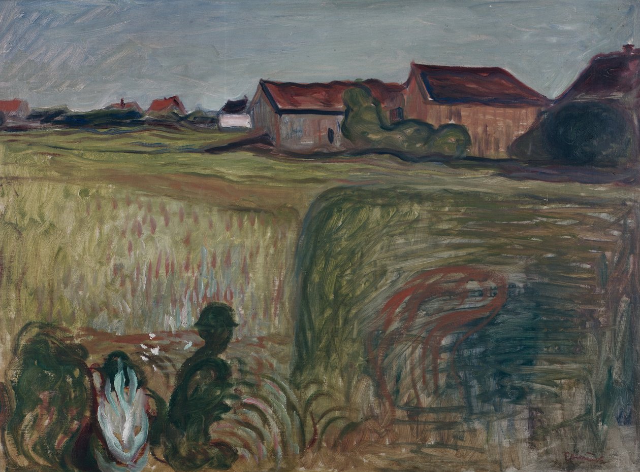 Noite de verão de Edvard Munch