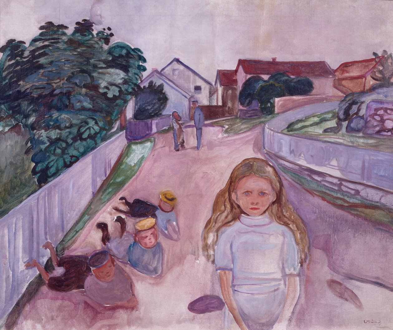 Dia de sol em Åsgårdstrand de Edvard Munch