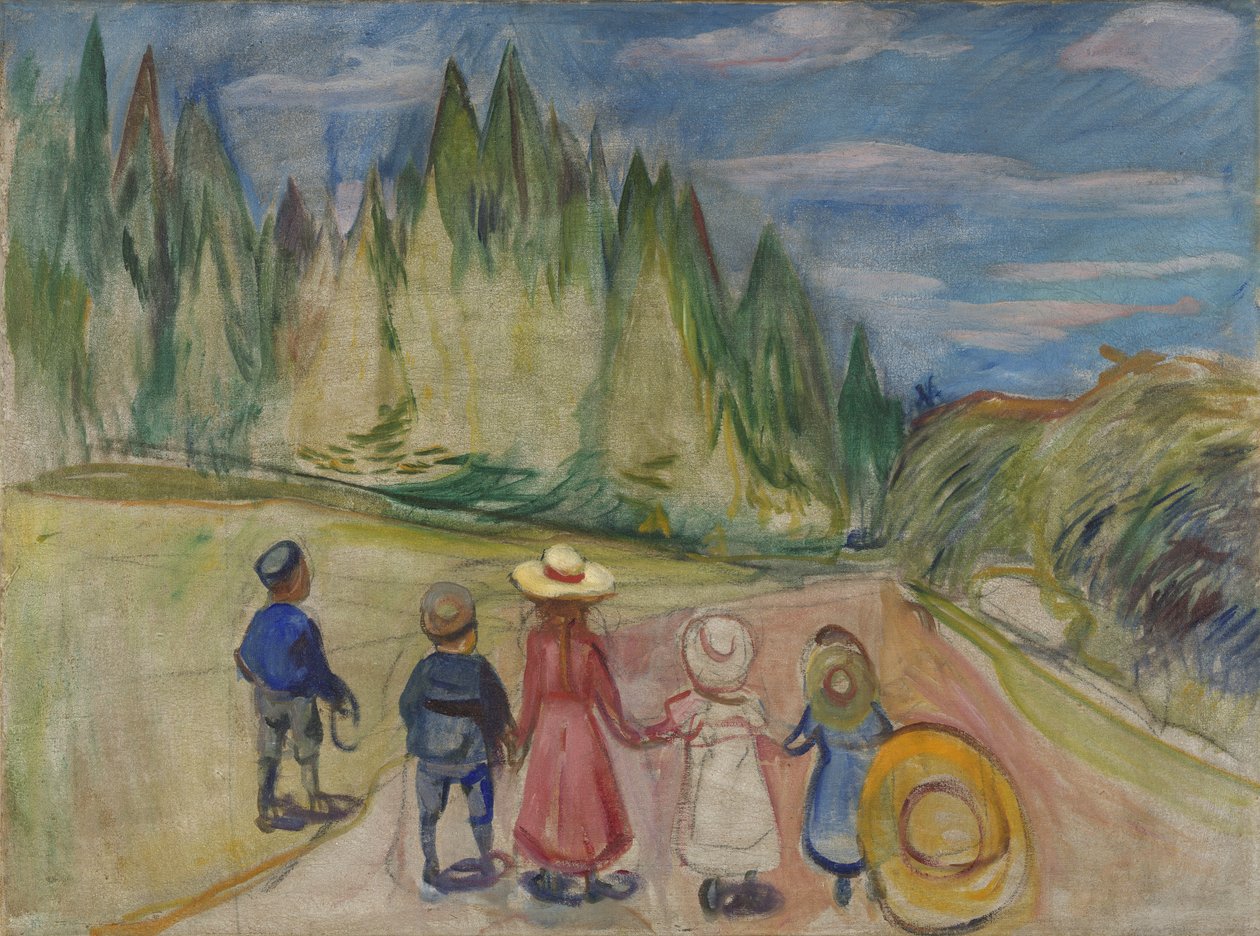 A Floresta dos Contos de Fadas de Edvard Munch