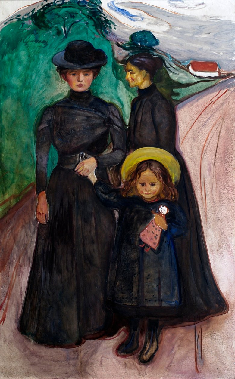 A Família (A Família do Livro) de Edvard Munch