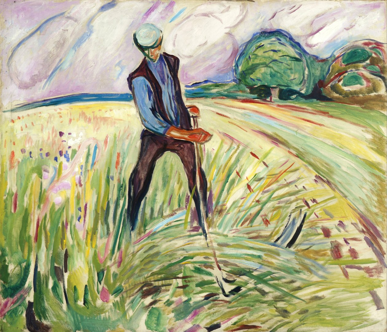 O fazedor de feno de Edvard Munch