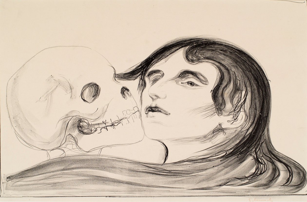 O Beijo da Morte de Edvard Munch