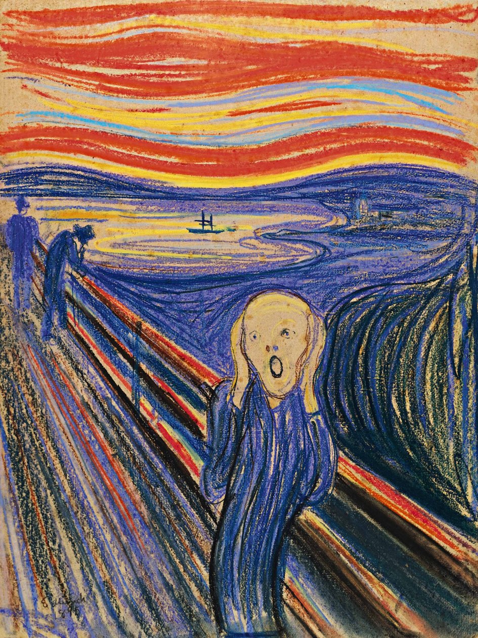 O Grito, 1895 de Edvard Munch