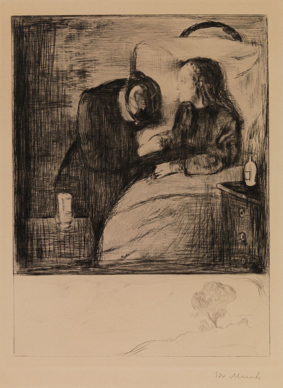 A Criança Doente de Edvard Munch