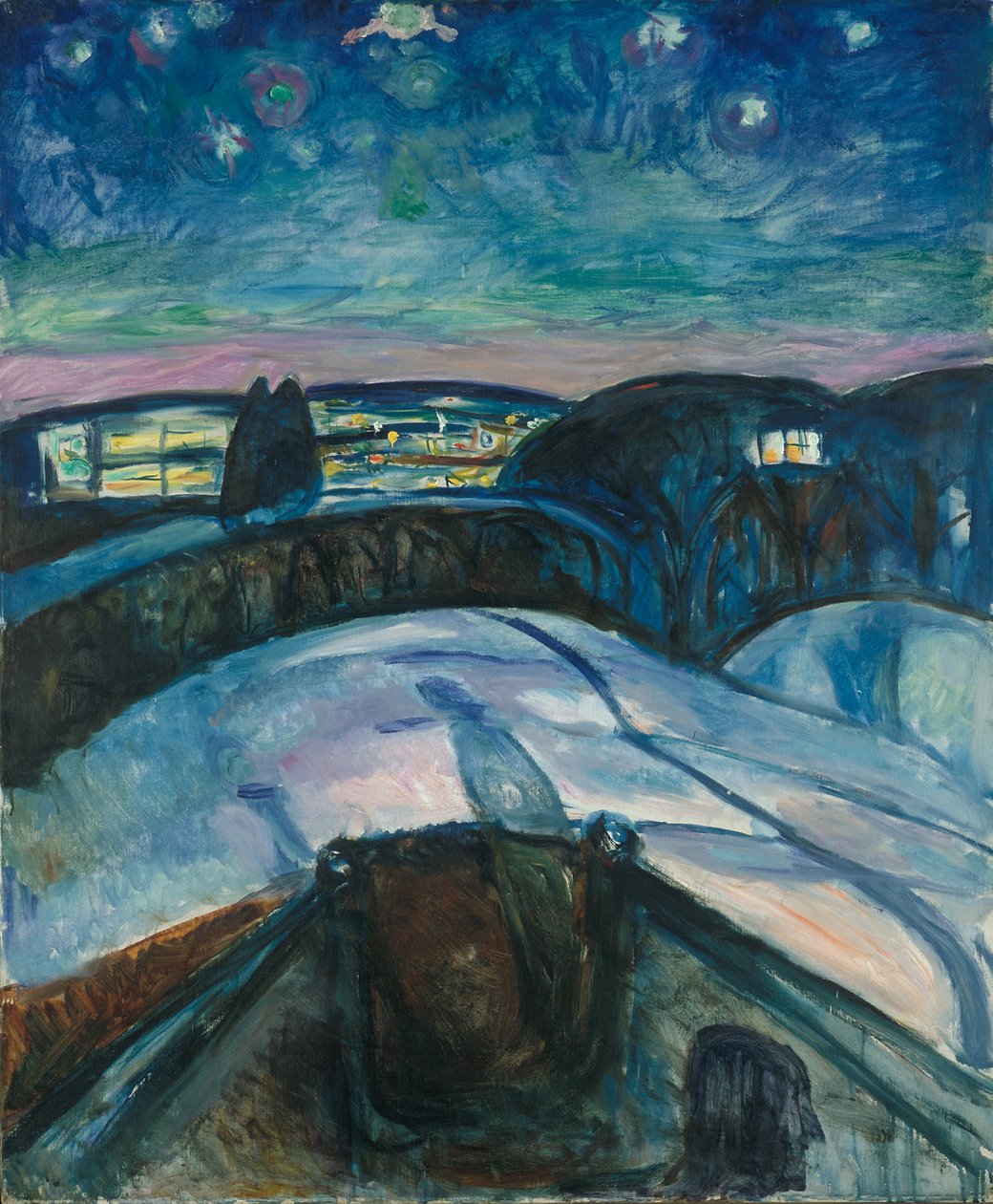 A noite estrelada de Edvard Munch