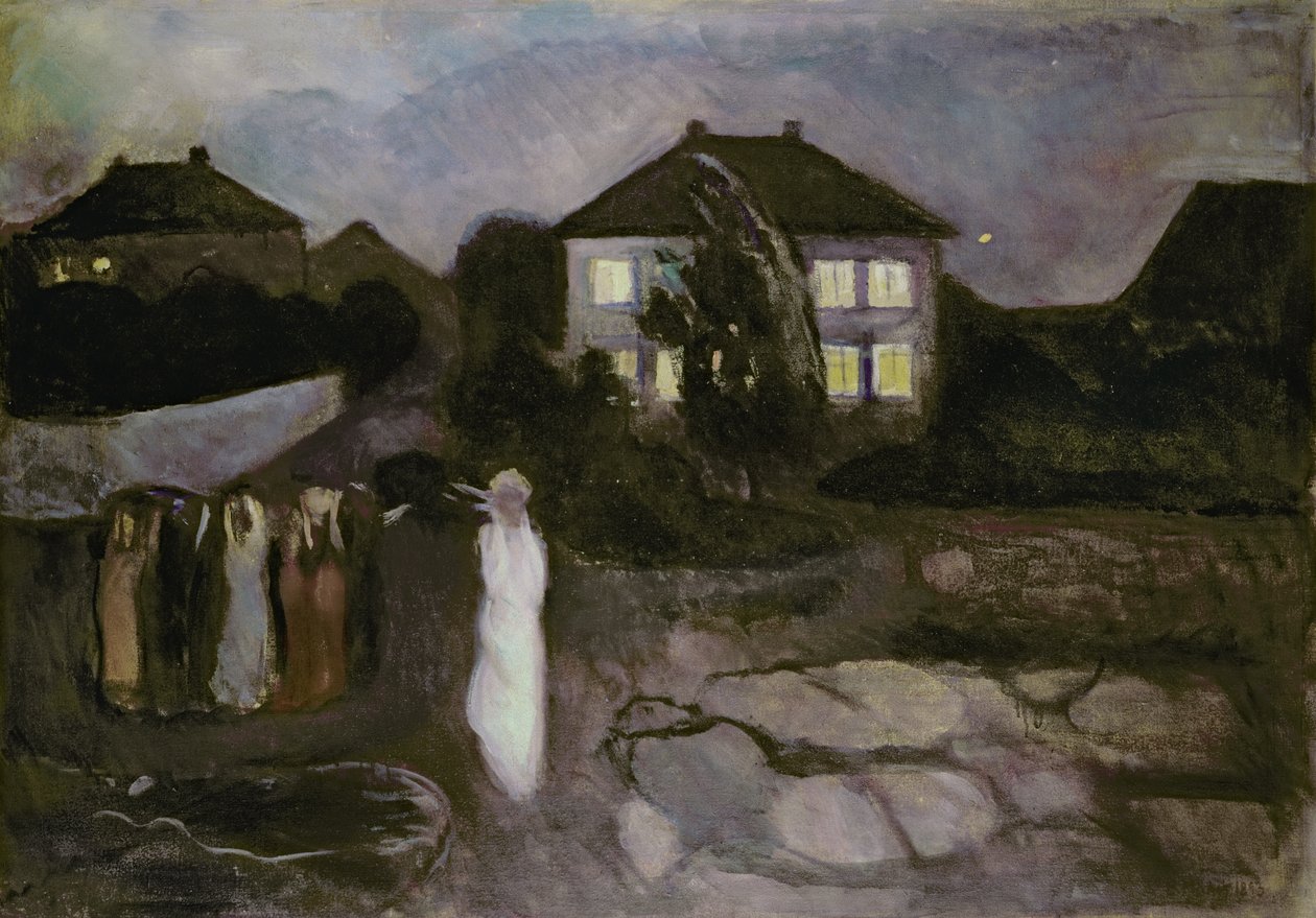 A tempestade, 1893 de Edvard Munch