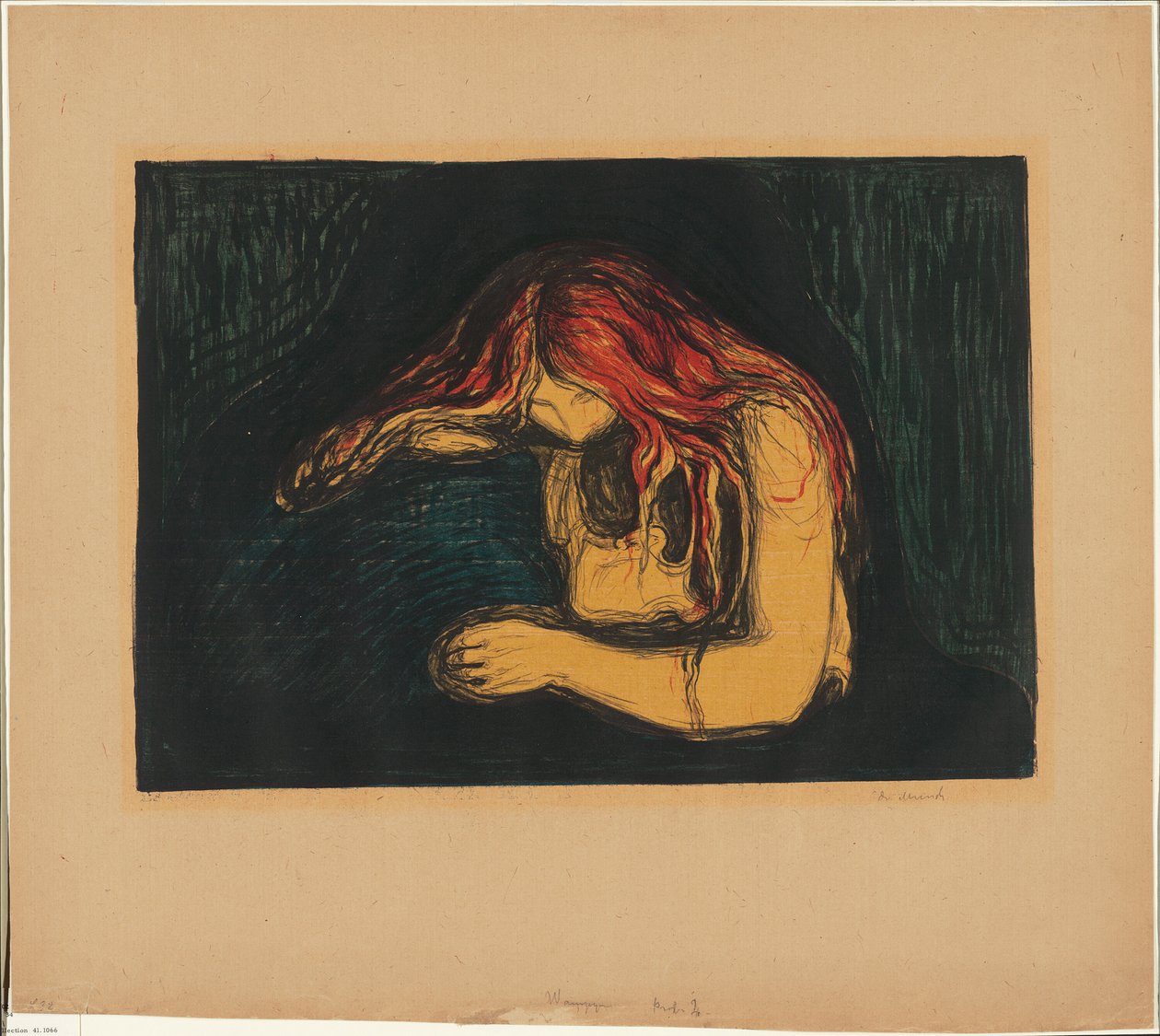 O Vampiro II de Edvard Munch