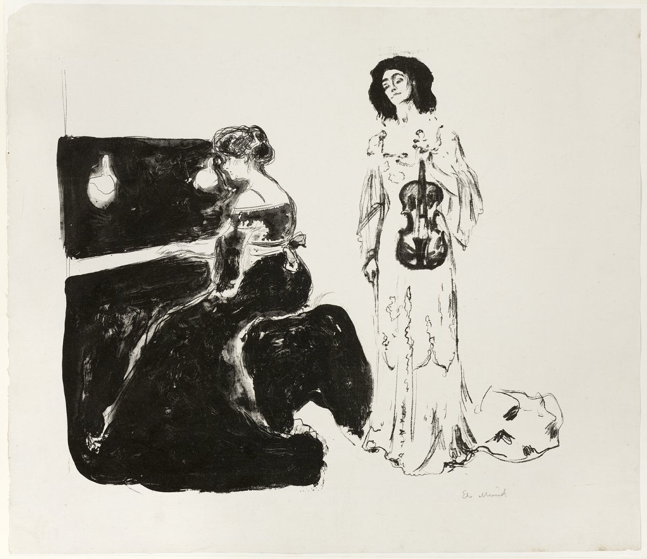 O concerto de violino de Edvard Munch