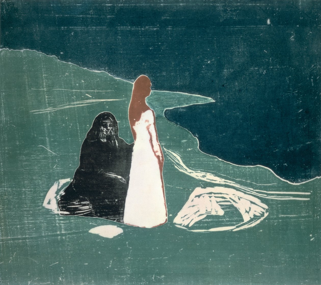 Duas Mulheres na Costa de Edvard Munch
