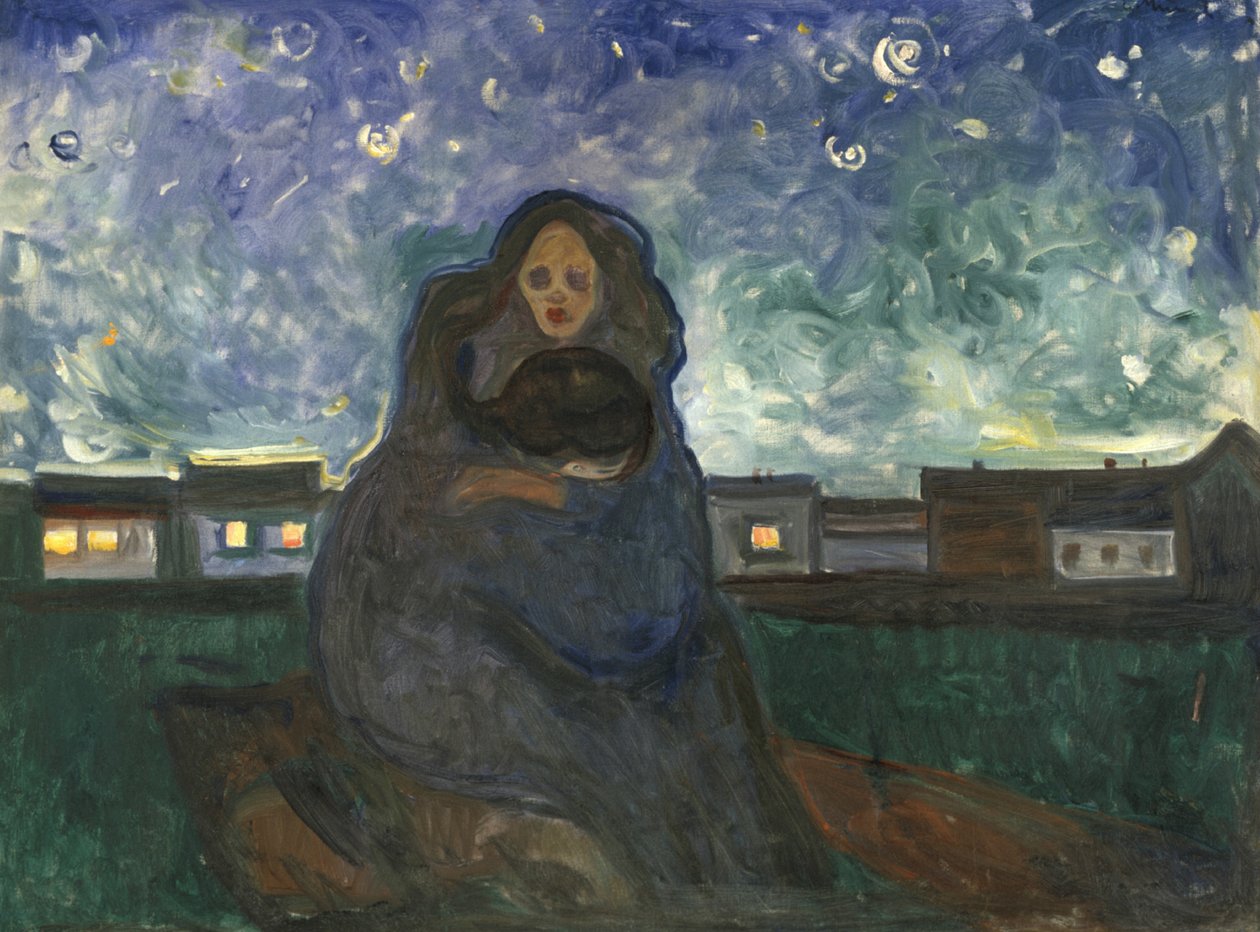 Sob as Estrelas, 1900-05 de Edvard Munch