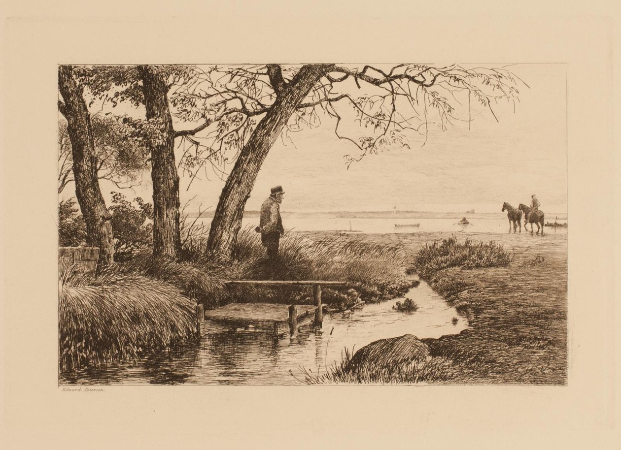Pelo riacho de Edvard Petersen