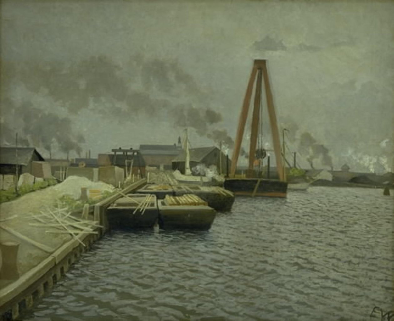 Refshaleøen. O porto de Copenhague de Edvard Weie
