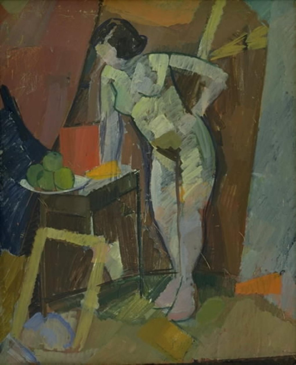 Nu feminino em pé de Edvard Weie