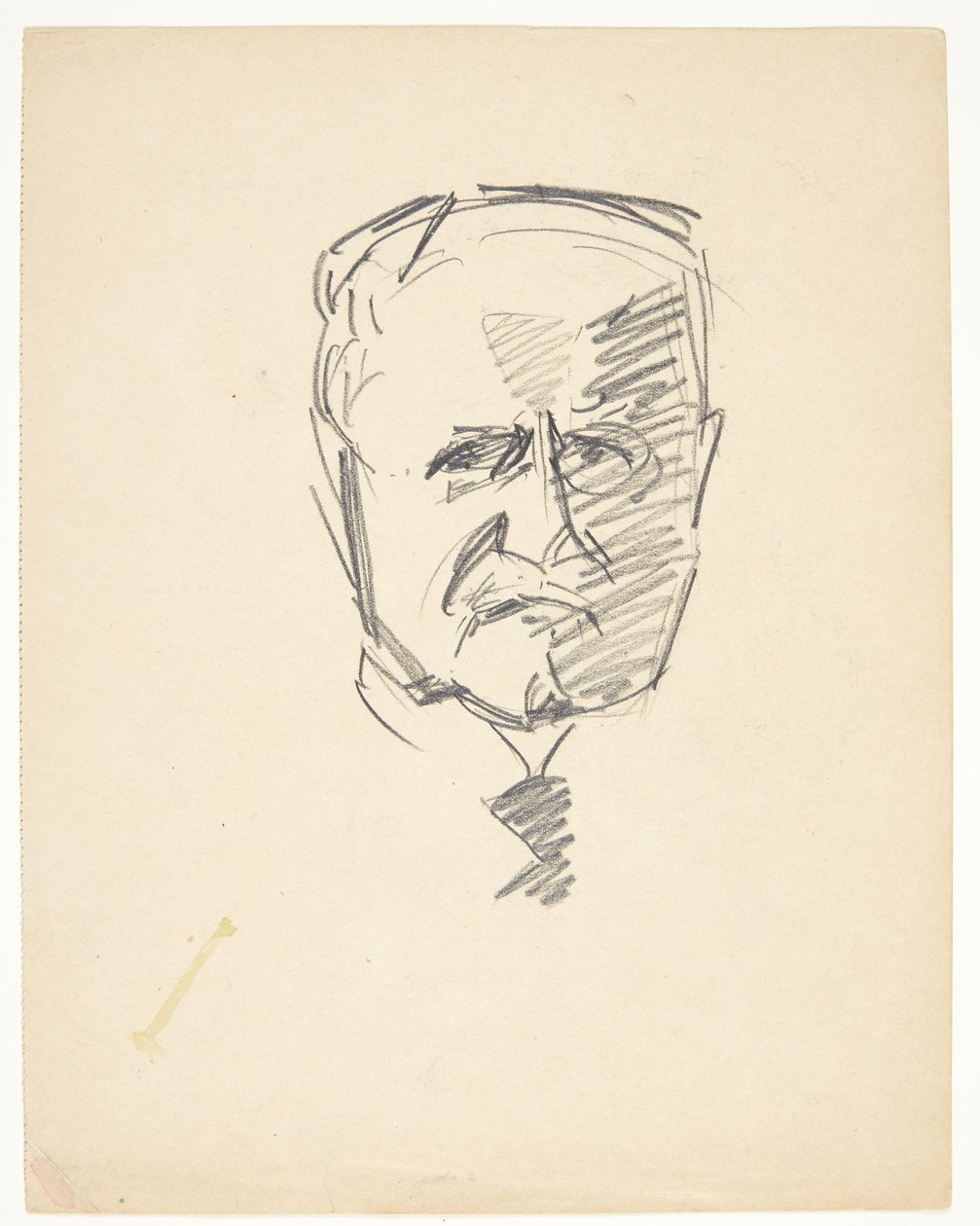 Estudo para um retrato de dr.med. Carl Lorentzen (1860-1932) de Edvard Weie