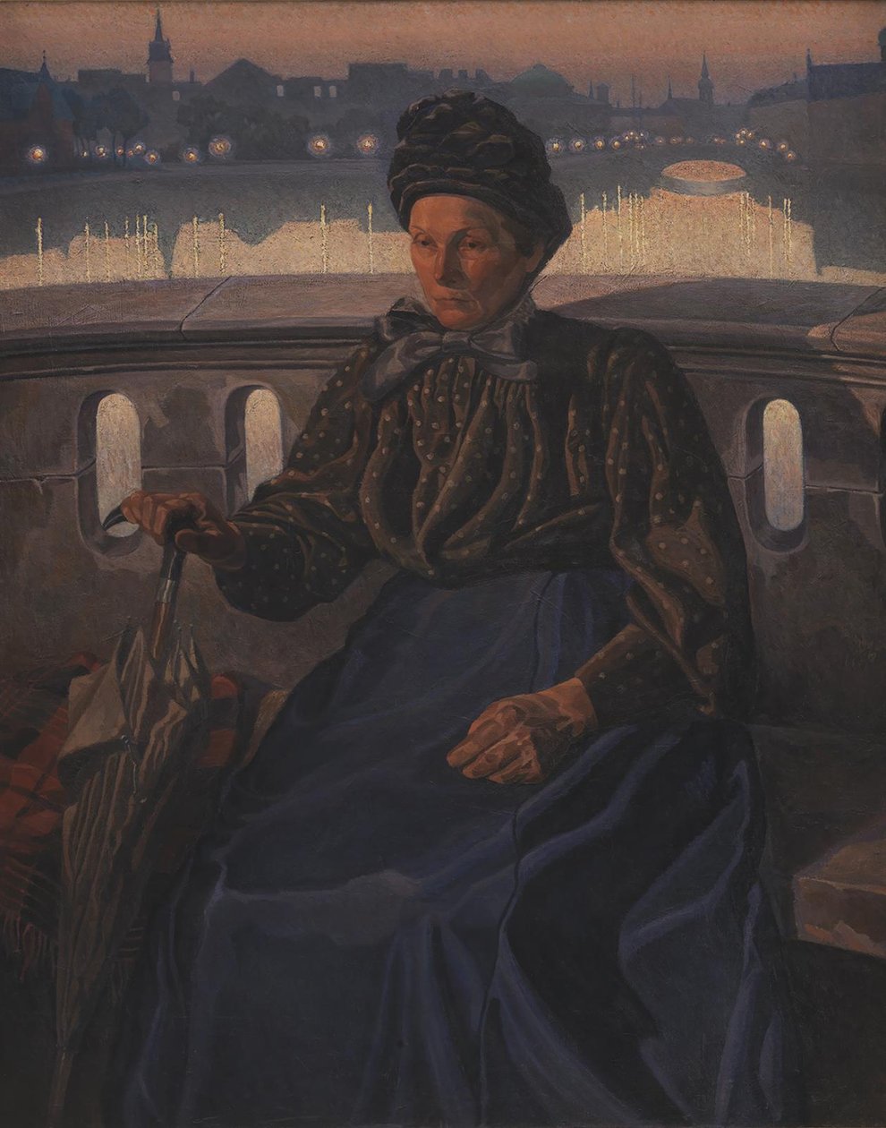 A mãe do artista de Edvard Weie