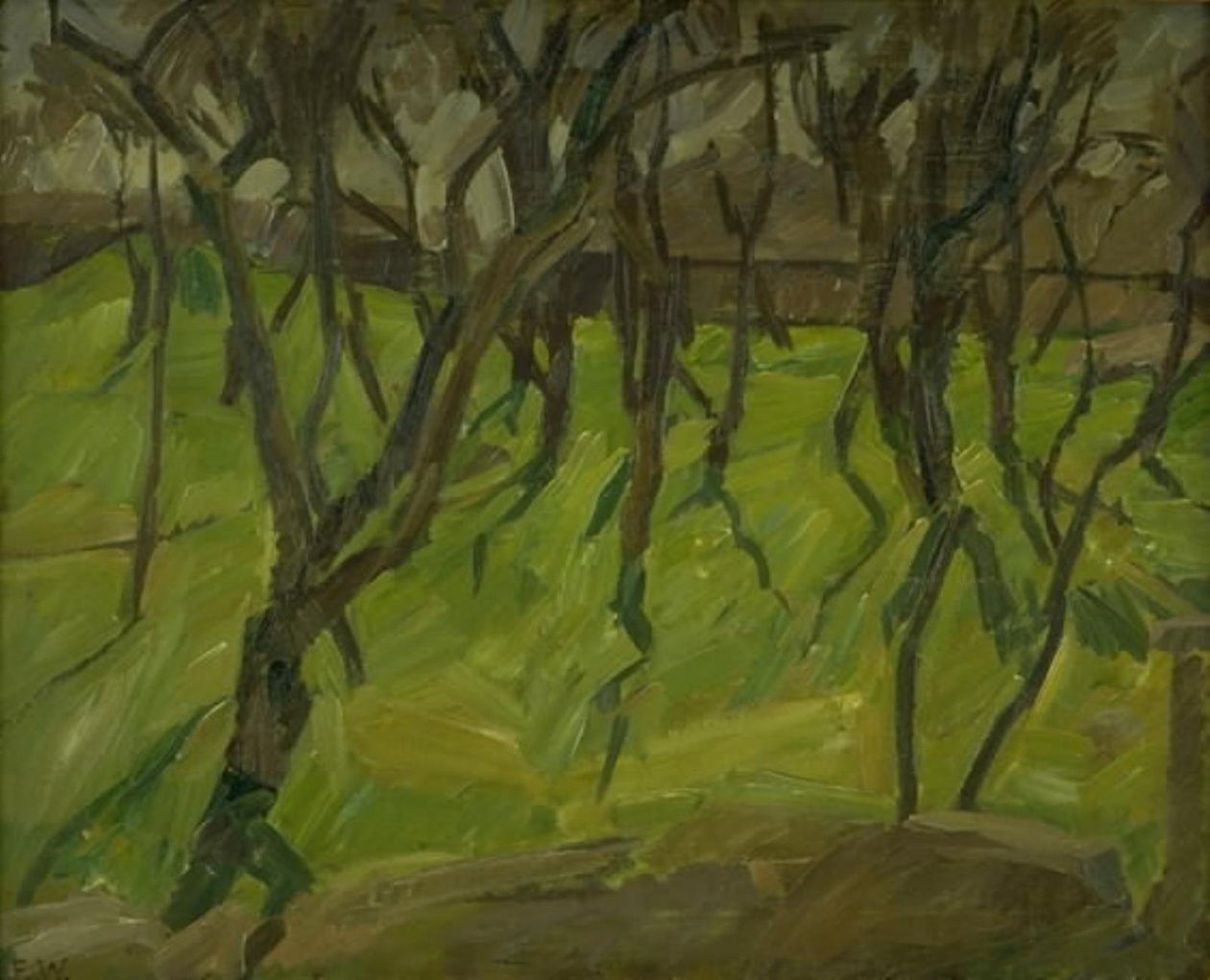 Árvores em Christianshavns Vold de Edvard Weie