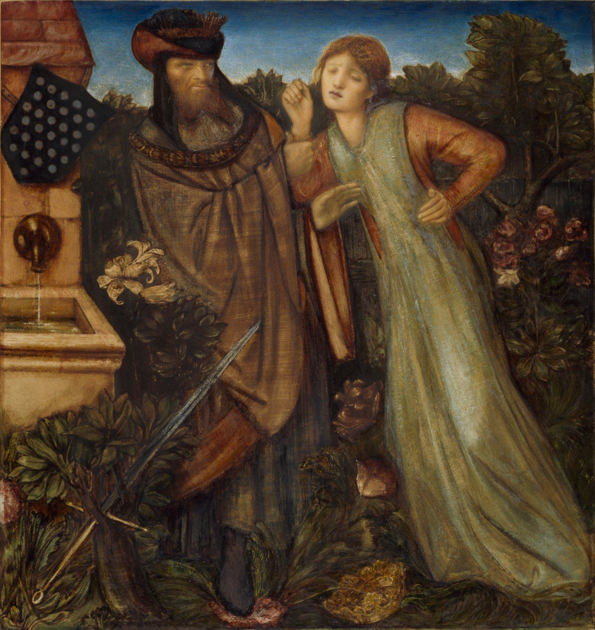 Rei Marcos e La Belle Iseult de Edward Burne Jones
