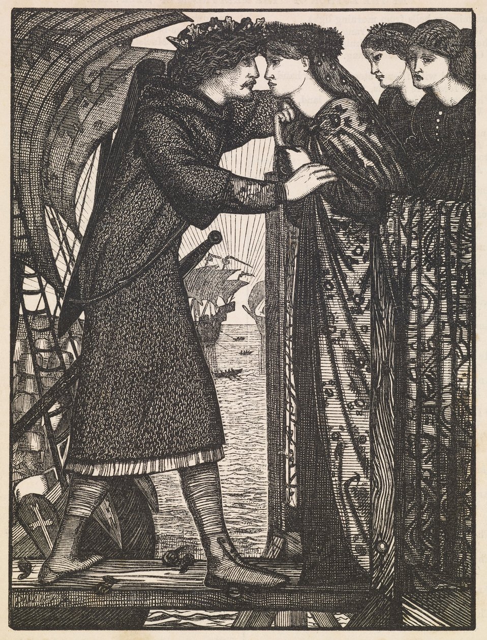 Rei Sigurd, o Cruzado de Edward Burne Jones