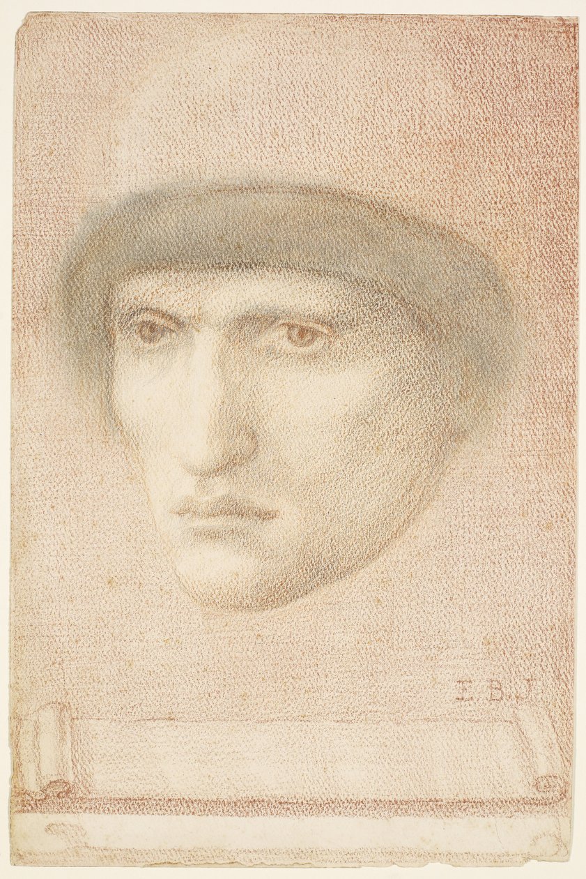 Retrato masculino de Edward Burne Jones