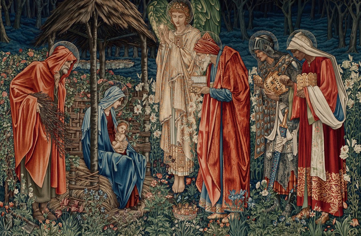 A Adoração dos Magos de Edward Burne Jones