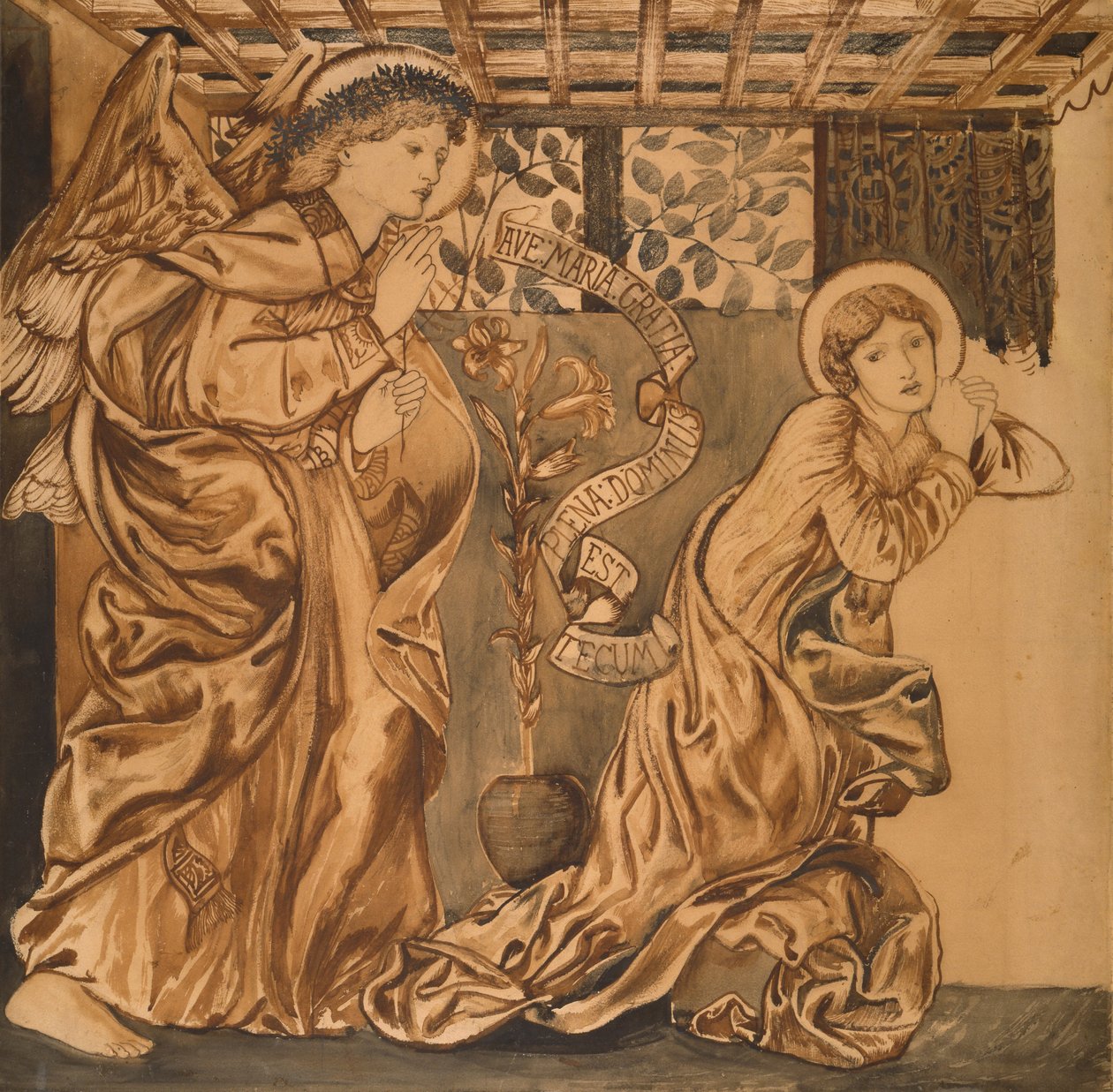 A Anunciação de Edward Burne Jones