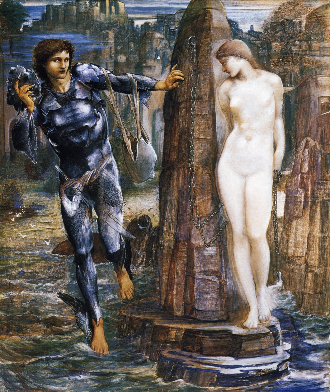 A série Perseus: The Rock of Doomn de Edward Burne Jones