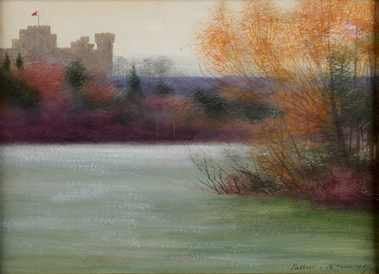 Castelo de Eastnor, 1900 de Edward Clifford