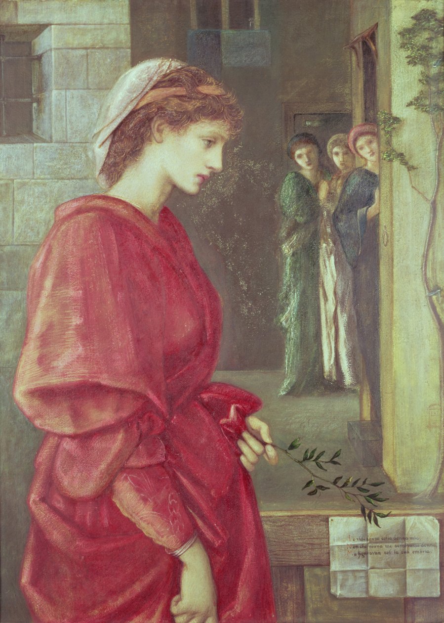Beatrice, 1870 (guache) de Edward Burne Jones