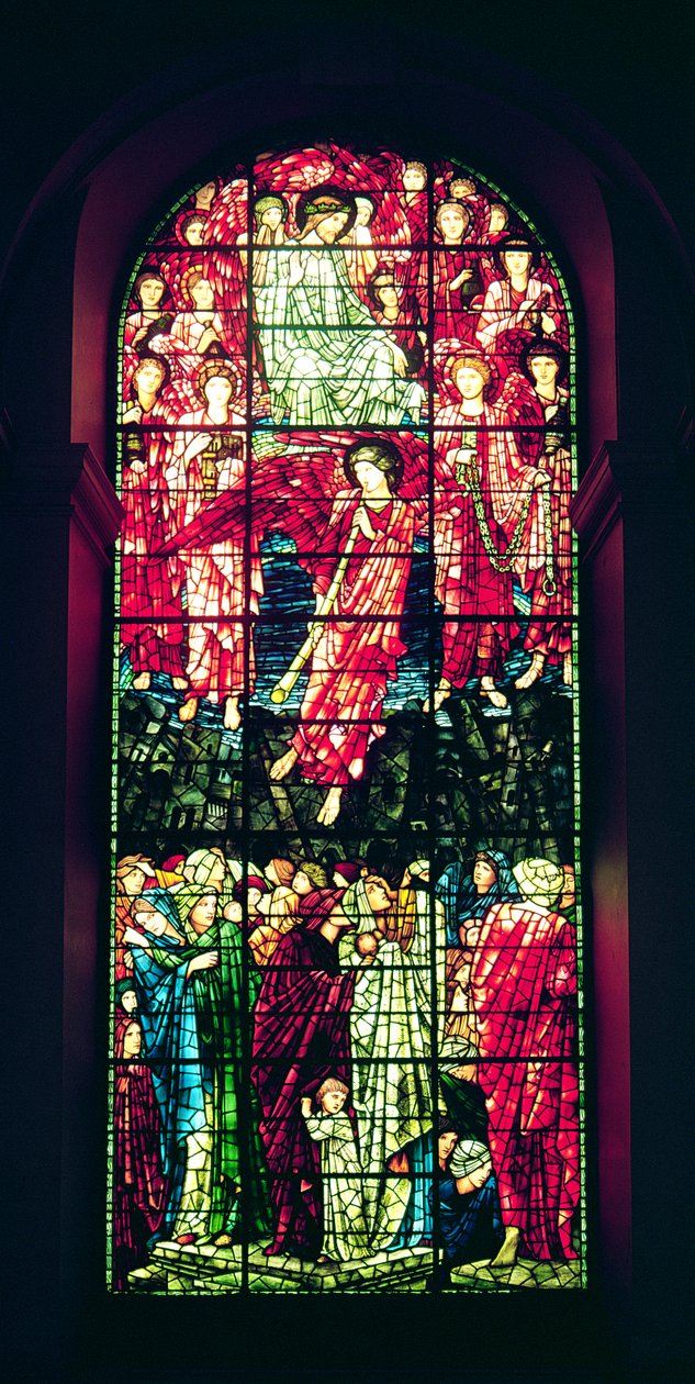 Último julgamento, janela oeste (vitral) de Edward Burne Jones