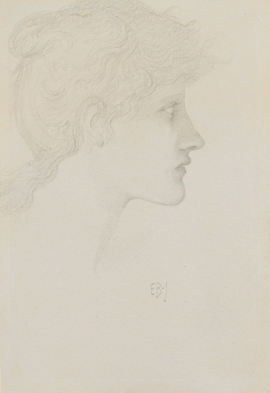 Maria Zambaco (lápis) de Edward Burne Jones