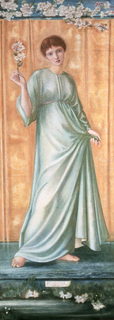 Primavera de 1869 a 1870 de Edward Burne Jones
