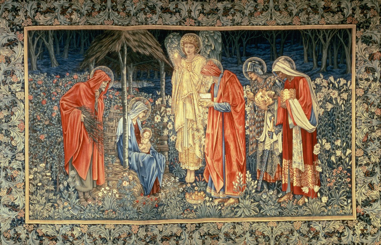 A Adoração dos Magos, 1907 (tapeçaria) de Edward Burne Jones