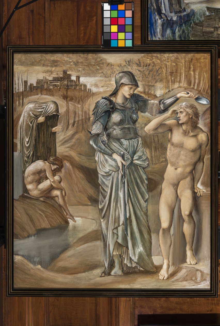 O Chamado de Perseu, c.1876 (guache) de Edward Burne Jones